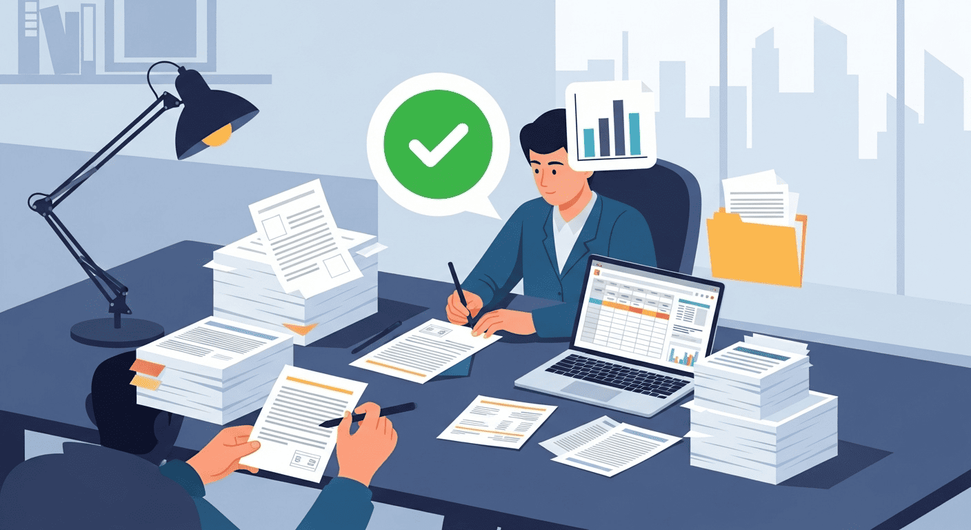 Documentation and Data Preparation – Vina Bookkeeping organizing financial records and tax documents for FDI company audit readiness in Vietnam